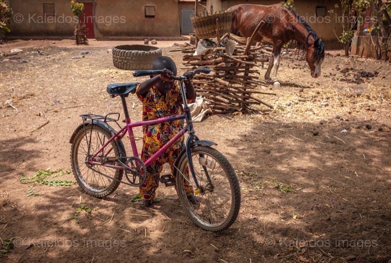 Africa;Benin;Bicycle;Boys;Children;Kaleidos;Kaleidos images;La parole à l'image;Sameddine Atta;Tarek Charara;Horses;Pehonko