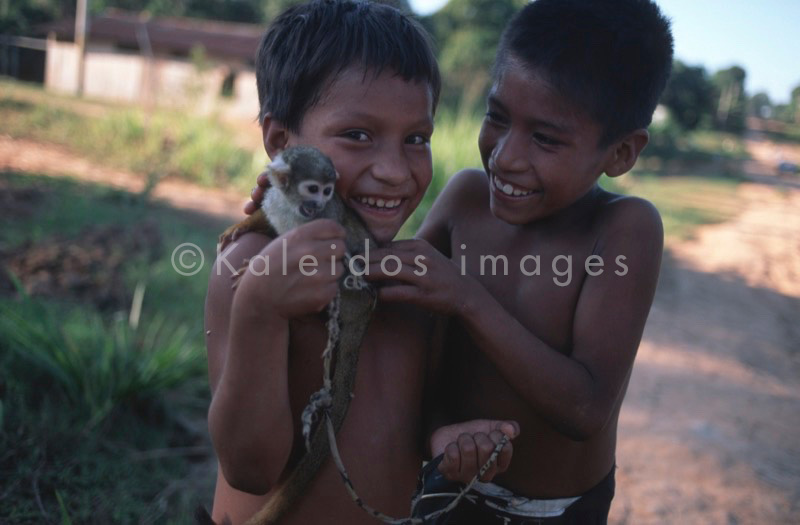 Hervé Merliac,Kaleidos images;La parole à l'image;Friends;Friendship;Boys;Monkeys
