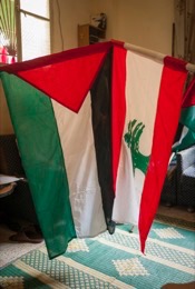 Flags;Kaleidos-images;La-parole-Ã -limage;Palestinans;Palestinian-Refugees;Palestinian-flag;Palestinians;Refugee-camps;Refugees;Scouts;Shatila;Tarek-Charara;UNRWA;Lebanese-flag