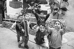 Boys;Children;Games;Kaleidos-images;Kids;Palestinian-Refugees;Palestinians;Play;Refugee-camps;Shatila;Tarek-Charara;UNRWA