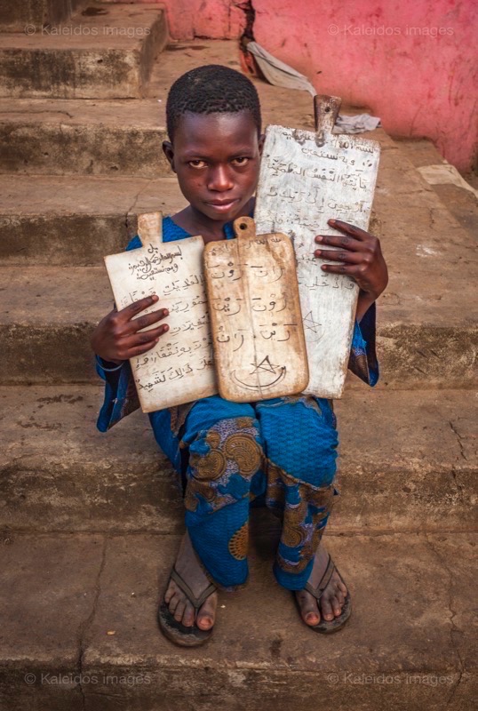 Africa;Benin;Boys;Children;Islam;Kaleidos;Kaleidos images;La parole à l'image;Muslim;Portrait;Religion;Tarek Charara
