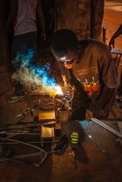 Africa;Benin;Kaleidos;Kaleidos-images;La-parole-à-limage;Man;Men;Tarek-Charara;Welders