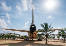 Abandoned-aircraft;-Airplane-wreck;-Backlight;-Barakah;-Benin;-Cadjéhoun-Beach;-Coconut-palm;-Corrosion;-Cotonou;-Cotonou-airport;-Engine;-Kaleidos;-Kaleidos-images;-La-parole-à-limage;-Lockheed-L-1011;-Tail-assembly;-Tarek-Charara;-TriStar;-Vertical-fin;-West-Africa