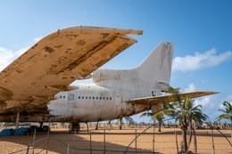Abandoned-aircraft;-Airplane-wreck;-Barakah;-Benin;-Cadjéhoun-Beach;-Coconut-palm;-Corrosion;-Cotonou;-Cotonou-airport;-Detail;-Kaleidos;-Kaleidos-images;-La-parole-à-limage;-Lockheed-L-1011;-Tarek-Charara;-Tire;-TriStar;-West-Africa;-Wing