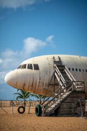 Abandoned-aircraft;-Airplane-nose;-Airplane-wreck;-Barakah;-Benin;-Boarding-staircase;-Cadjéhoun-Beach;-Corrosion;-Cotonou;-Cotonou-airport;-Kaleidos;-Kaleidos-images;-La-parole-à-limage;-Lockheed-L-1011;-Radome;-Tarek-Charara;-Tire;-TriStar;-West-Africa