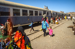 Africa;Djibouti;Kaleidos;Kaleidos-images;People;Rail;Railway;Railway-stations;Tarek-Charara;Train;Trains