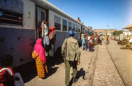 Africa;Djibouti;Kaleidos;Kaleidos-images;People;Rail;Railway;Railway-stations;Tarek-Charara;Train;Trains