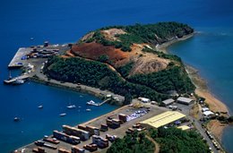 Aerial-view;-Comoros-Archipelago;-Containers;-France;-Indian-Ocean;-Kaleidos;-Kaleidos-images;-La-parole-à-limage;-Laurent-Abad;-Maritime-transport;-Mayotte;-Peninsula;-Port;-Red-earth;-Sailboats;-Stories-Pictures
