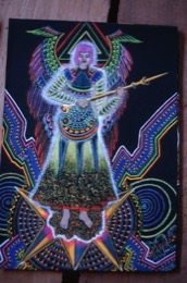 Ayahuasca,Hervé-Merliac,Kaleidos-images;La-parole-à-limage;Pablo-César-Amaringo;Paintings;Art
