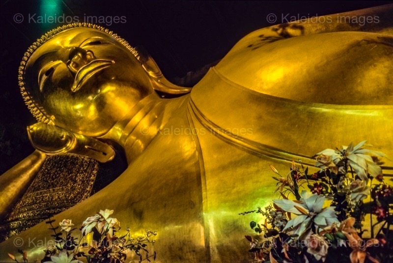 Bangkok;Buddha;Buddhism;Kaleidos;Kaleidos images;La parole à l'image;Philippe Guéry;Places of worship;Reclining Buddha;Temples;Thailand;Wat Pho
