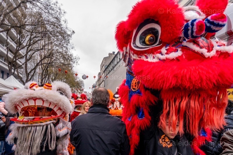 Belleville;Chinese New Year;France;Kaleidos;Kaleidos images;La parole à l'image;Lunar New Year;Paris;Paris 19;Paris XIX;Tarek Charara;Lions;Lion dance; Dance
