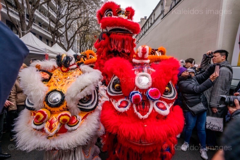 Belleville;Chinese New Year;France;Kaleidos;Kaleidos images;La parole à l'image;Lunar New Year;Paris;Paris 19;Paris XIX;Tarek Charara;Lions;Lion dance; Dance