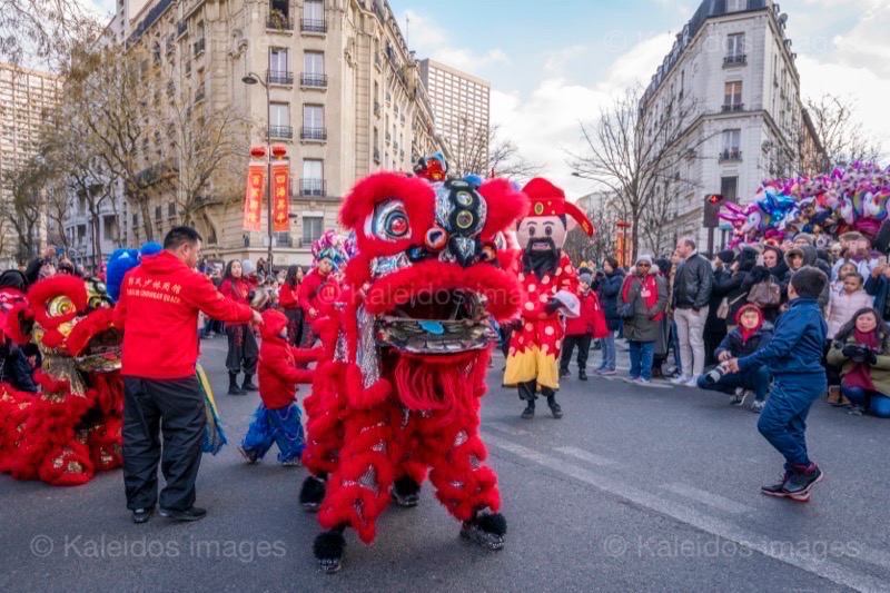 Chinese New Year, Kaleidos, Kaleidos images, La parole à l'image, Lions, Lion dance, Lunar New year, Paris, Paris XIII, Tarek Charara