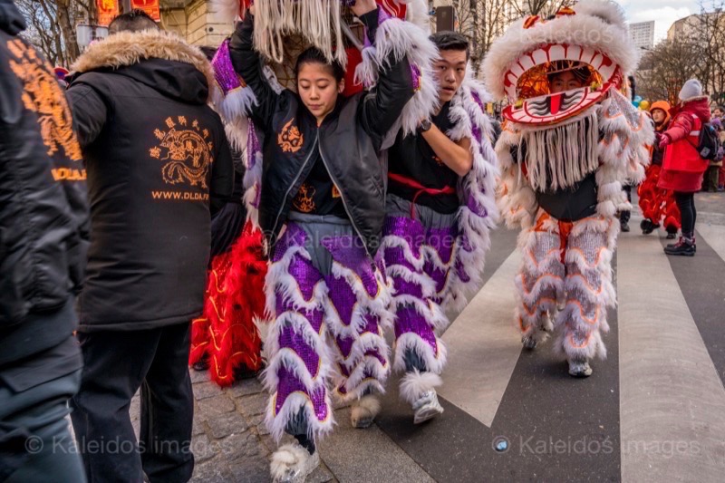 Chinese New Year, Kaleidos, Kaleidos images, La parole à l'image, Lions, Lion dance, Lunar New year, Paris, Paris XIII, Tarek Charara
