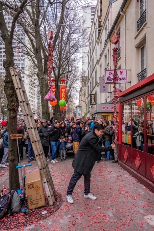 Chinese New Year, Firecrackers, Kaleidos, Kaleidos images, La parole à l'image, Lunar New year, Paris, Paris XIII, Tarek Charara