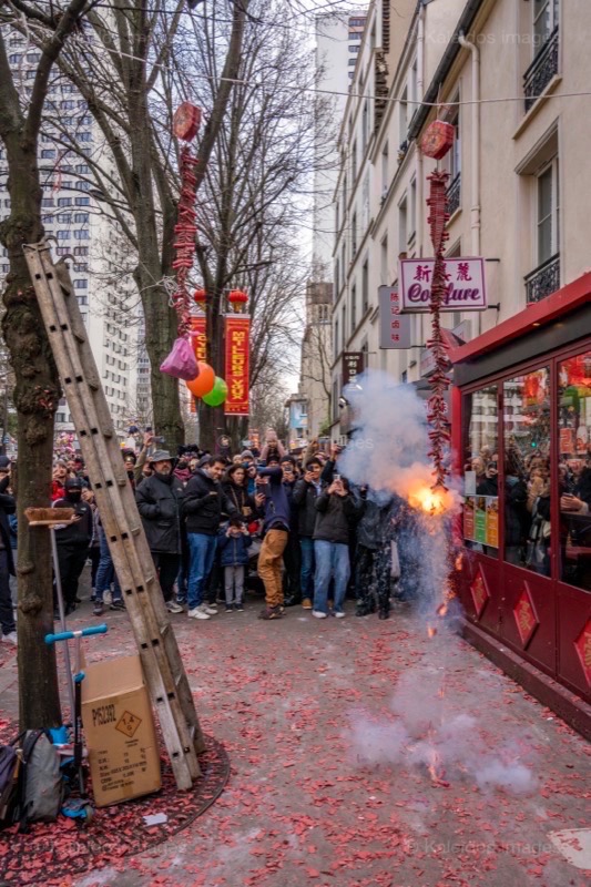 Chinese New Year, Firecrackers, Kaleidos, Kaleidos images, La parole à l'image, Lunar New year, Paris, Paris XIII, Tarek Charara
