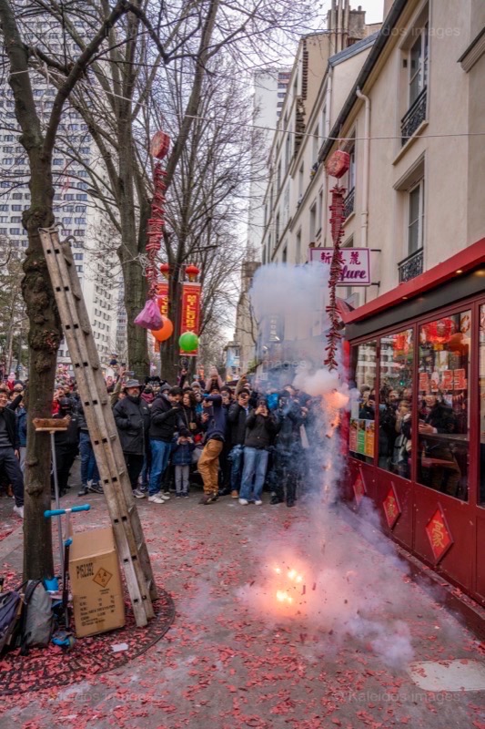 Chinese New Year, Firecrackers, Kaleidos, Kaleidos images, La parole à l'image, Lunar New year, Paris, Paris XIII, Tarek Charara