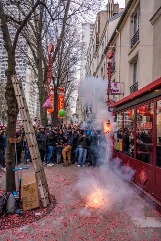 Chinese New Year, Firecrackers, Kaleidos, Kaleidos images, La parole à l'image, Lunar New year, Paris, Paris XIII, Tarek Charara