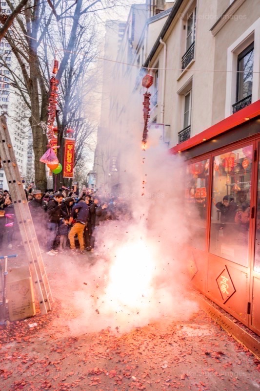Chinese New Year, Firecrackers, Kaleidos, Kaleidos images, La parole à l'image, Lunar New year, Paris, Paris XIII, Tarek Charara