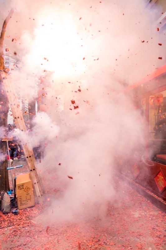 Chinese New Year, Firecrackers, Kaleidos, Kaleidos images, La parole à l'image, Lunar New year, Paris, Paris XIII, Tarek Charara
