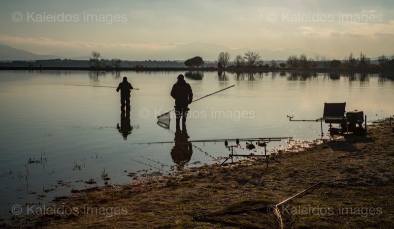 Fisherman;Fishermen;France;Kaleidos;Kaleidos images;La parole à l'image;Lake of Villeneuve;Lake of Villeneuve de la Raho;Lakes;Landscapes;Pyrénées-Orientales;Tarek Charara