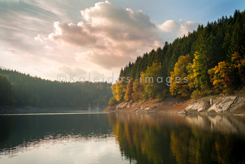 Colors;Colours;Dam;Kaleidos;Kaleidos images;Landscapes;Tarek Charara;Forests;Light;Trees;Water;Lakes;Fall;NRW;Nordrhein-Westfalen;North Rhine-Westphalia;Solingen;La parole à l'image;Autumn