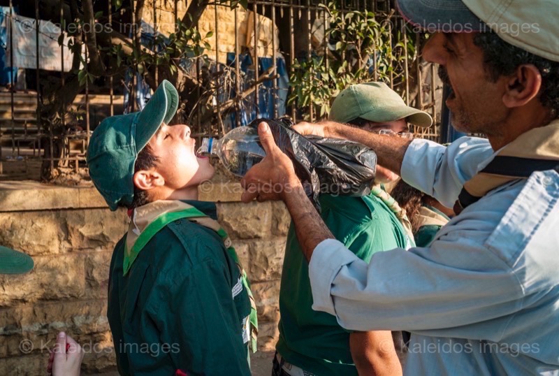 Kaleidos images;La parole à l'image;Palestinans;Palestinian Refugees;Palestinians;Refugees;Scouts;Tarek Charara;Flags;Jamal Al Hindawi;Jamal Hindawi