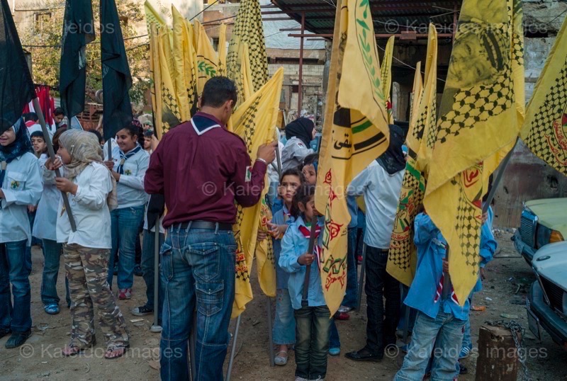 Kaleidos images;La parole à l'image;Palestinans;Palestinian Refugees;Palestinians;Refugees;Scouts;Tarek Charara;Flags;UNRWA