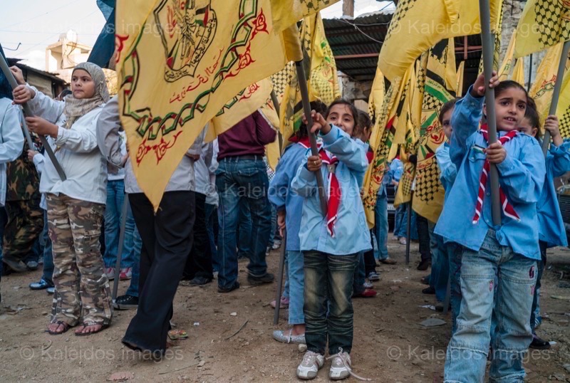 Kaleidos images;La parole à l'image;Palestinans;Palestinian Refugees;Palestinians;Refugees;Scouts;Tarek Charara;Flags;UNRWA