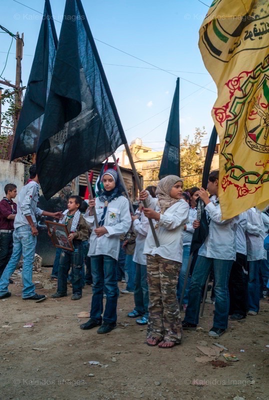 Kaleidos images;La parole à l'image;Palestinans;Palestinian Refugees;Palestinians;Refugees;Scouts;Tarek Charara;Flags;UNRWA
