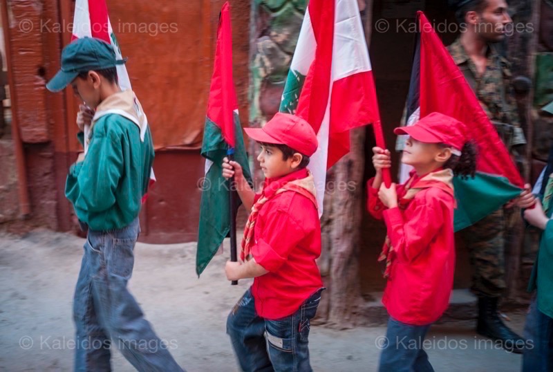 Camps de refugiés;Drapeaux;Flags;La parole à l'image;Palestinans;Palestinian Refugees;Palestiniens;Refugee camps;Refugees;Réfugiés;Réfugiés palestiniens;Scouts;UNRWA