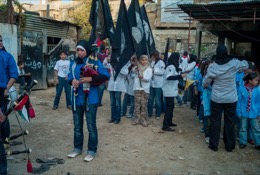 Bagpipes;La-parole-à-limage;Palestinans;Palestinian-Refugees;Refugee-camps;Refugees;Scouts;UNRWA