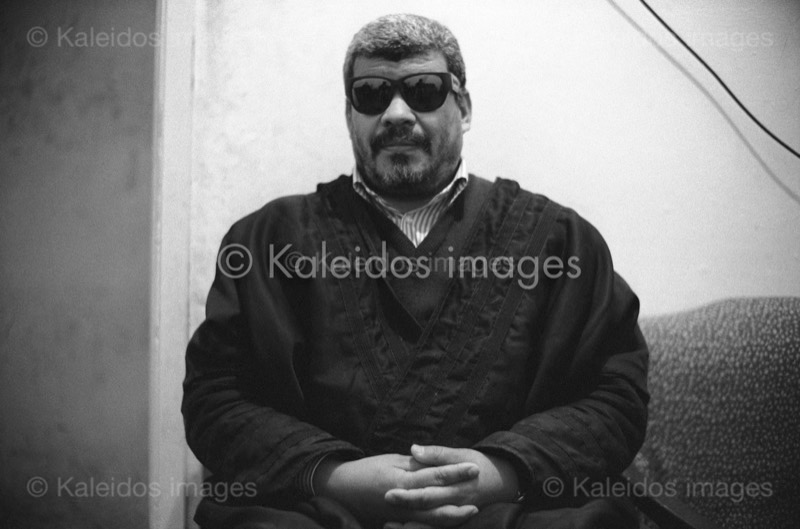Blind;Kaleidos images;Palestinian Refugees;Palestinians;Poor;Poverty;Refugee camps;Shatila;Tarek Charara;UNRWA;Man;Men