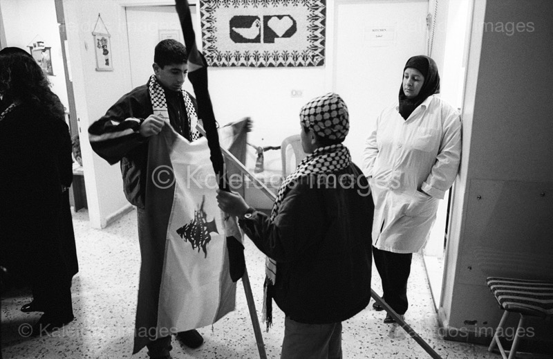 Boys;Children;Demonstrations;Kaleidos images;Keffiyeh;Palestinian Refugees;Palestinians;Shatila;Tarek Charara;Ahmad Al Hindawi;Ahmad Hindawi;UNRWA;Refugee camps