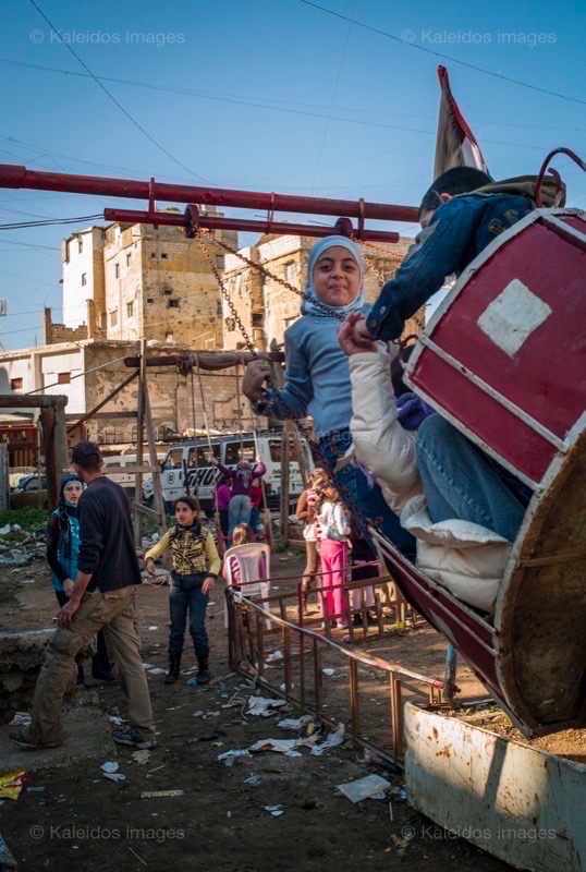 Children;Games;Kaleidos;Kaleidos images;La parole à l'image;Palestinian Refugees;Palestinians;Refugee camps;Shatila;Tarek Charara;Playgrounds