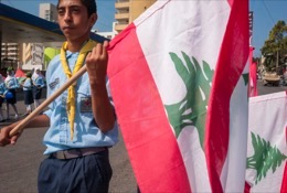 Flags;Kaleidos-images;La-parole-à-limage;Palestinian-Refugees;Palestinians;Refugee-camps;Scouts;Shatila;Tarek-Charara