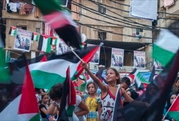 Flags;Kaleidos-images;La-parole-à-limage;Palestinian-Refugees;Palestinians;Refugee-camps;Shatila;Tarek-Charara;UNRWA