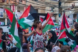 Flags;Kaleidos-images;La-parole-à-limage;Palestinian-Refugees;Palestinians;Refugee-camps;Shatila;Tarek-Charara;UNRWA
