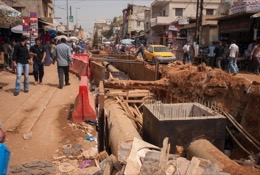 Kaleidos;Kaleidos-images;Palestinian-Refugees;Palestinians;Public-works;Refugee-camps;Shatila;Streets;Tarek-Charara;UNRWA;Works;Pipelines