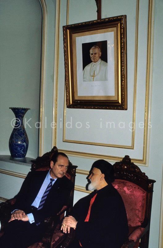 Jacques Chirac;Middle East;Lebanon;Nasrallah Sfeir;Patriarch