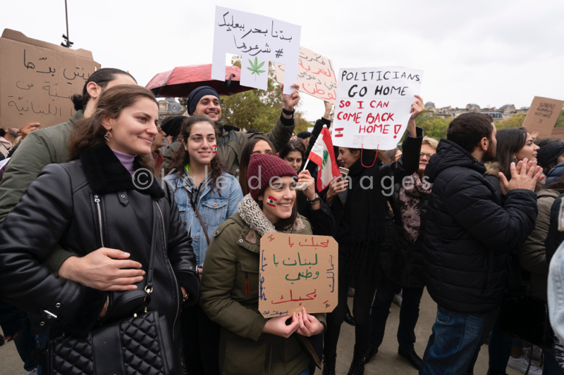 Anti-Corruption;Demonstration;Kaleidos;Kaleidos images;Lebanon;Paris;Secular state;Tarek Charara