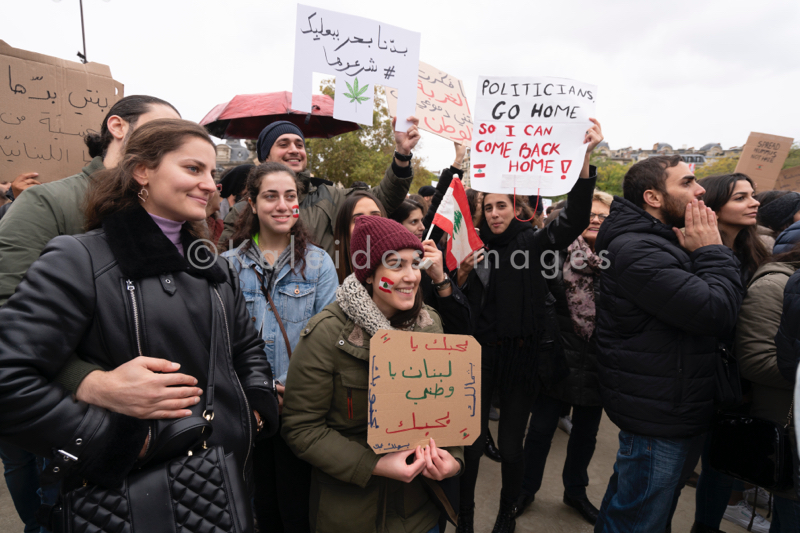 Anti-Corruption;Demonstration;Kaleidos;Kaleidos images;Lebanon;Paris;Secular state;Tarek Charara