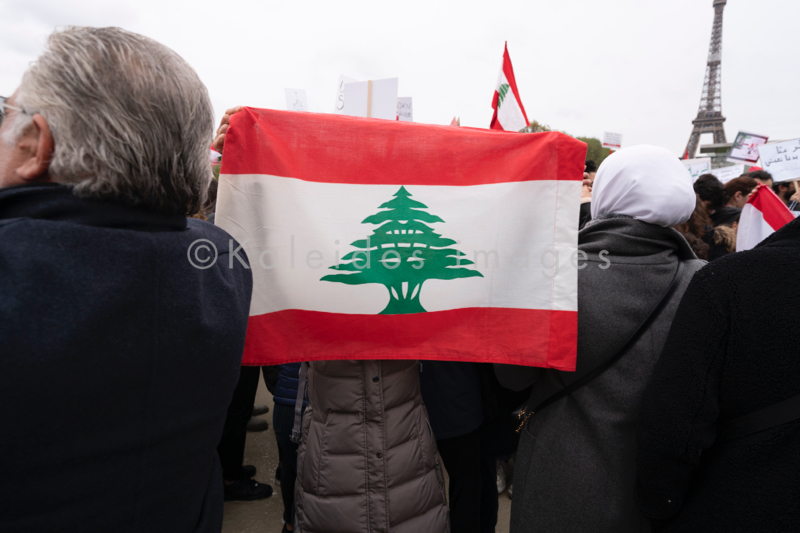 Anti-Corruption;Demonstration;Kaleidos;Kaleidos images;Lebanon;Paris;Secular state;Tarek Charara