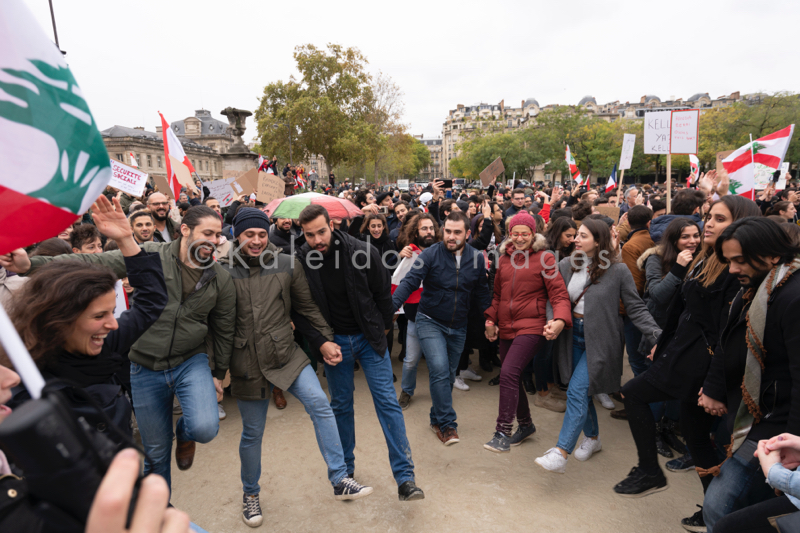 Anti-Corruption;Demonstration;Kaleidos;Kaleidos images;Lebanon;Paris;Secular state;Tarek Charara