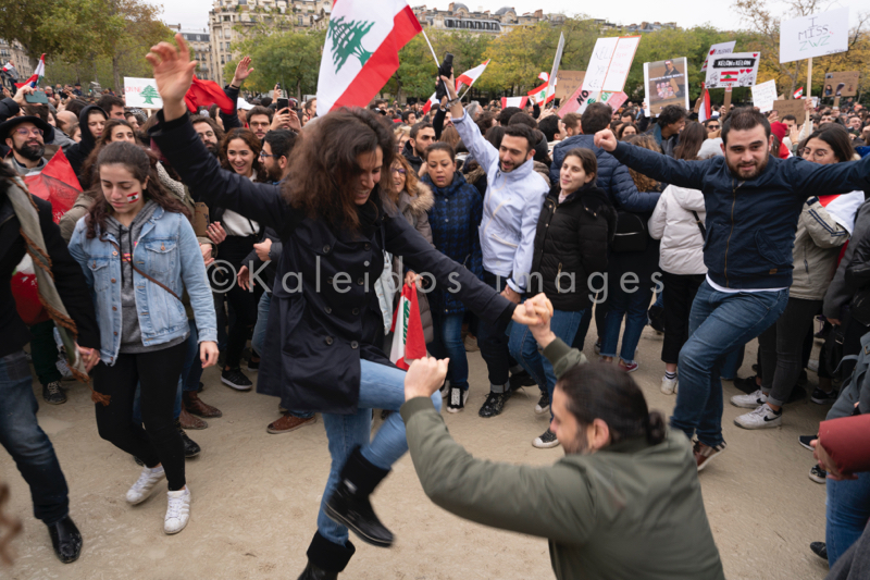 Anti-Corruption;Demonstration;Kaleidos;Kaleidos images;Lebanon;Paris;Secular state;Tarek Charara