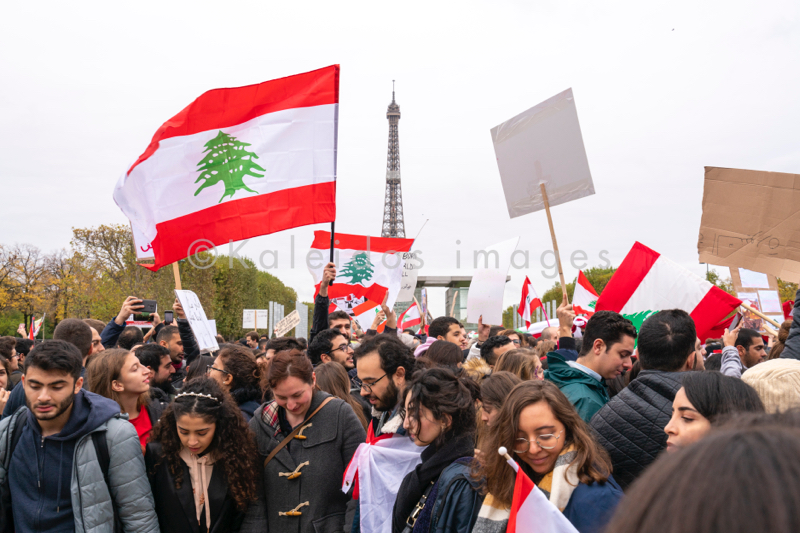 Anti-Corruption;Demonstration;Kaleidos;Kaleidos images;Lebanon;Paris;Secular state;Tarek Charara